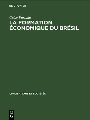 cover image of La formation économique du Brésil